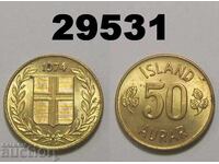 Iceland 50 aurar 1974