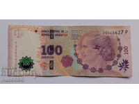 100 Pesos Argentina 100 Peso Eva Peron Argentine Banknote