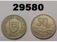 Slovacia 50 Halers 1941