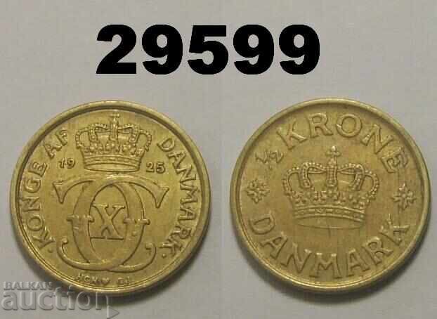 Danemarca 1/2 coroană 1925 Danemarca 1/2 coroană 1925