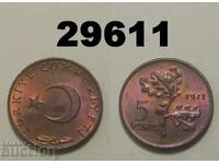 Turcia 5 kurus 1971 UNC