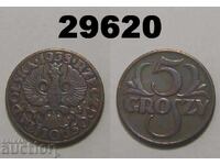 Polonia 5 groszy 1938