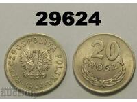 Polonia 20 groschen 1949 cupru-nichel