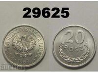 Poland 20 groszy 1963 UNC