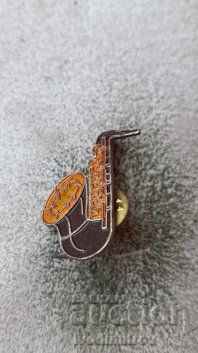 Saxophone Badge Saxophone Badge