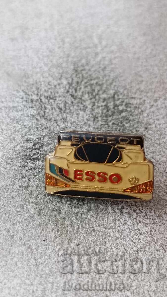 Peugeot ESSO badge Peugeot ESSO badge
