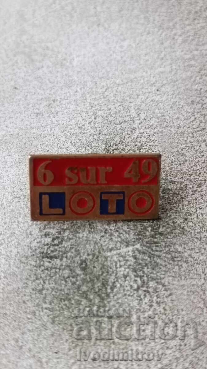 Σήμα LOTO 6 από 49 Σήμα LOTO 6 από 49