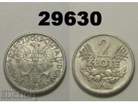 Polonia 2 zloți 1958 XF Excelent