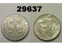 Poland 5 zlotys 1974 XF