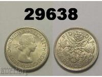 Marea Britanie 6 pence 1953 UNC