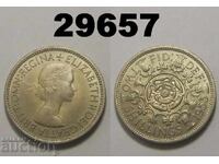 Great Britain 2 shillings 1953 AUNC florin