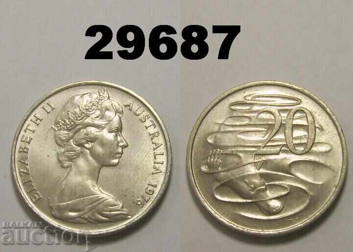 Australia 20 cents 1976 Australia 20 cents 1976