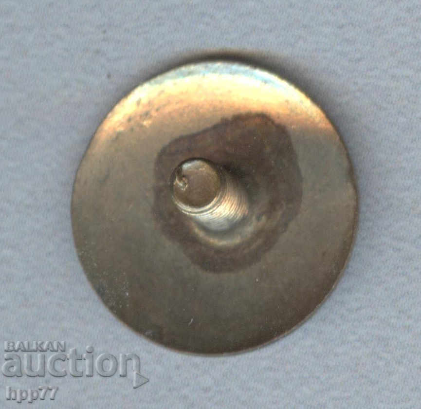 Rare royal tourist badge EDELWEIS Company on screw em with price 12.00 BGN | € 6.14