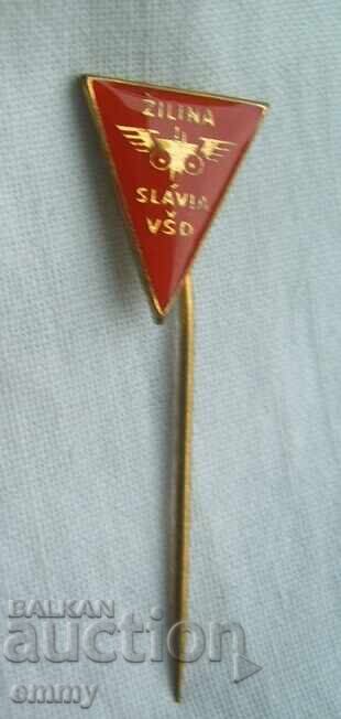 Football badge - FC Slavia Zilina, Slovakia