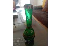 Gorgeous Bohemia vase, gilding, enamel