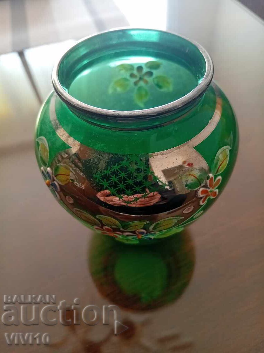 Gorgeous Bohemia vase, gilding, enamel Gorgeous Bohemia vase, gilding, enamel