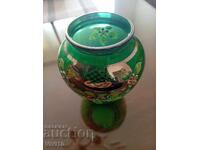 Gorgeous Bohemia vase, gilding, enamel