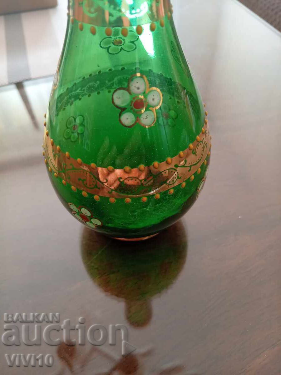 Delivery of Gorgeous Bohemia vase, gilding, enamel Delivery of Gorgeous Bohemia vase, gilding, enamel