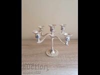 Silver plated metal candle holder!!!