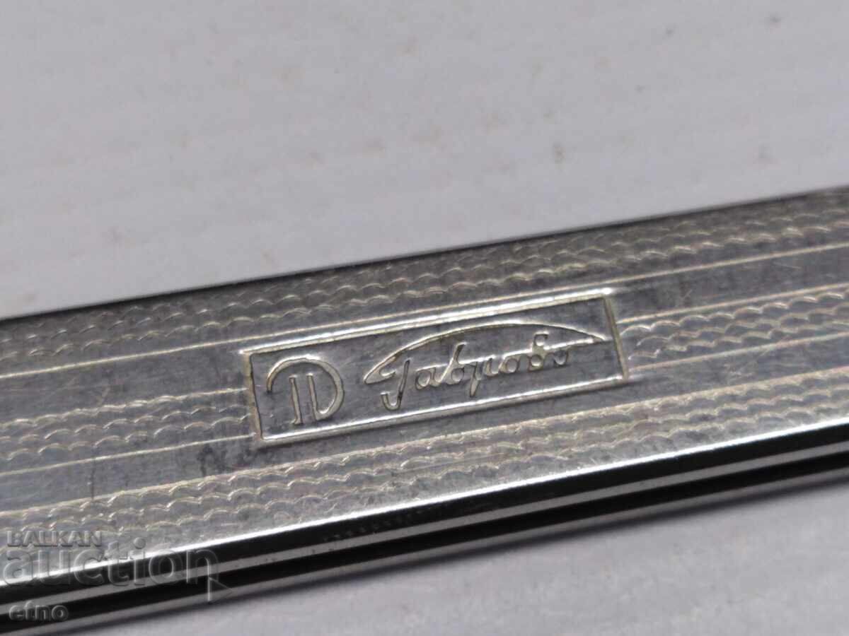 НОЖ ЗА ДЕГУСТАЦИЯ "ПЕТКО ДЕНЕВ ",ДЖОБЕН НОЖ с цена 25.00 лв. | € 12.78 НОЖ ЗА ДЕГУСТАЦИЯ "ПЕТКО ДЕНЕВ ",ДЖОБЕН НОЖ с цена 25.00 лв. | € 12.78