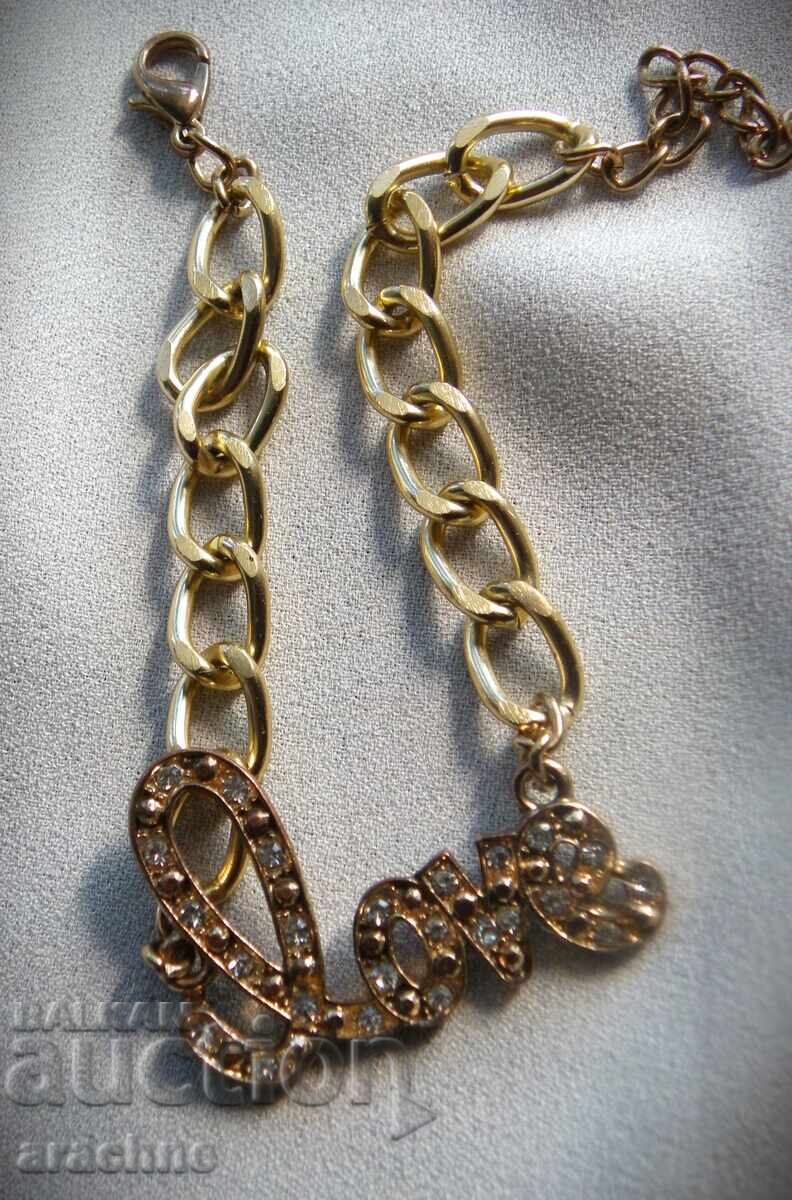 Beautiful gold-plated bracelet with price 25.00 BGN | € 12.78 Beautiful gold-plated bracelet with price 25.00 BGN | € 12.78