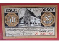 Banknote-Germany-North Rhine-Westphalia-Orsoi-50 pfennig 1921