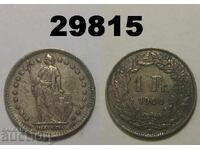 Elveția 1 franc 1944 argint