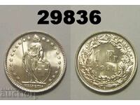 Switzerland 1 franc 1964 UNC silver