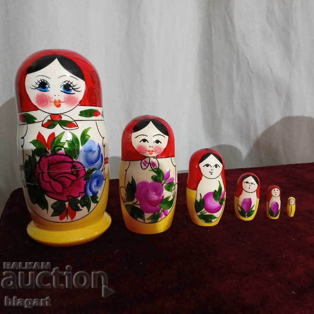 Auction  Matryoshka 6-piece, Russia