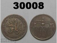 Czechoslovakia 10 Haler 1928