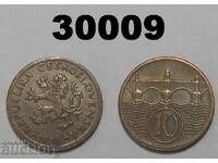 Czechoslovakia 10 Haler 1928