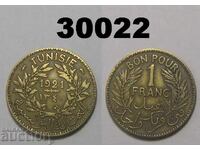 Tunisia 1 franc 1921