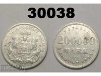 Hamburg 200000 mărci 1923 J Moneda de urgență