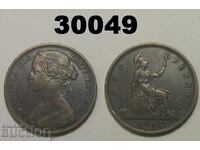 Marea Britanie 1 penny 1862