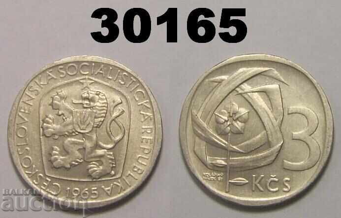 Czechoslovakia 3 crowns 1965 Czechoslovakia 3 crowns 1965