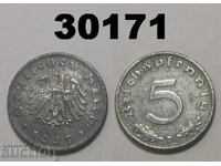 Germania 5 pfennig 1947 D