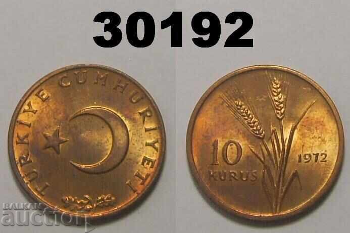 Τουρκία 10 Kurush 1972 UNC