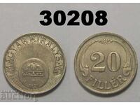 Hungary 20 fillers 1938