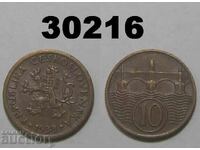 Czechoslovakia 10 Haler 1938