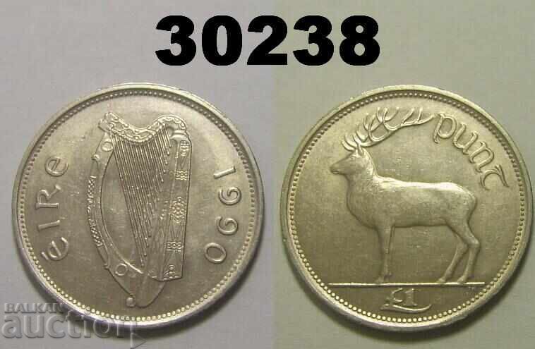 Ireland 1 pound 1990 Ireland 1 pound 1990