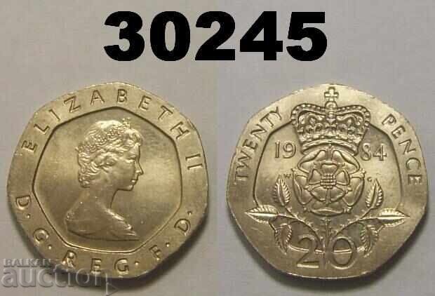 Μεγάλη Βρετανία 20 πένες 1984 Μεγάλη Βρετανία 20 πένες 1984