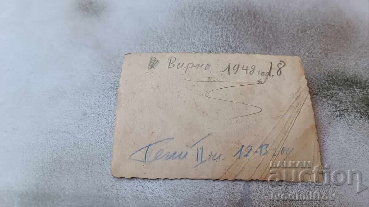 Photo Varna Two boys on the beach 1948 with price 2.35 BGN | € 1.20