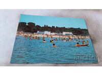 Carte poștală Burgas Central Beach 1980