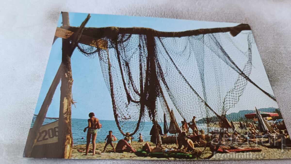 Postcard Varna Cabacum Beach Postcard Varna Cabacum Beach