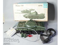 PANZER T62 Old German plastic toy tank with box