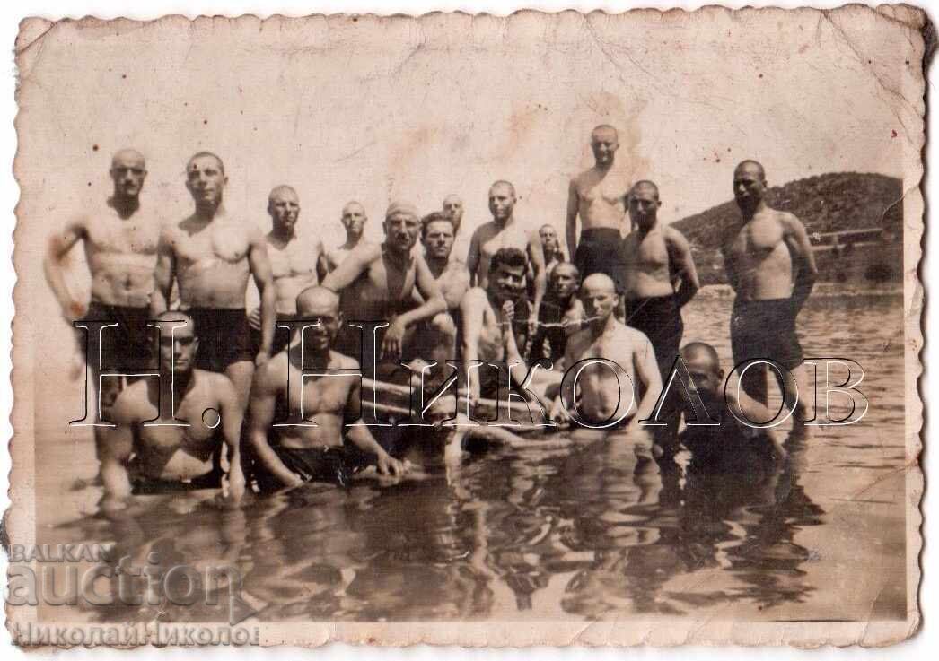 1941 2x SMALL OLD PHOTOS BURGAS MILITARY PHOTOS REMBRANDT D460 - 5