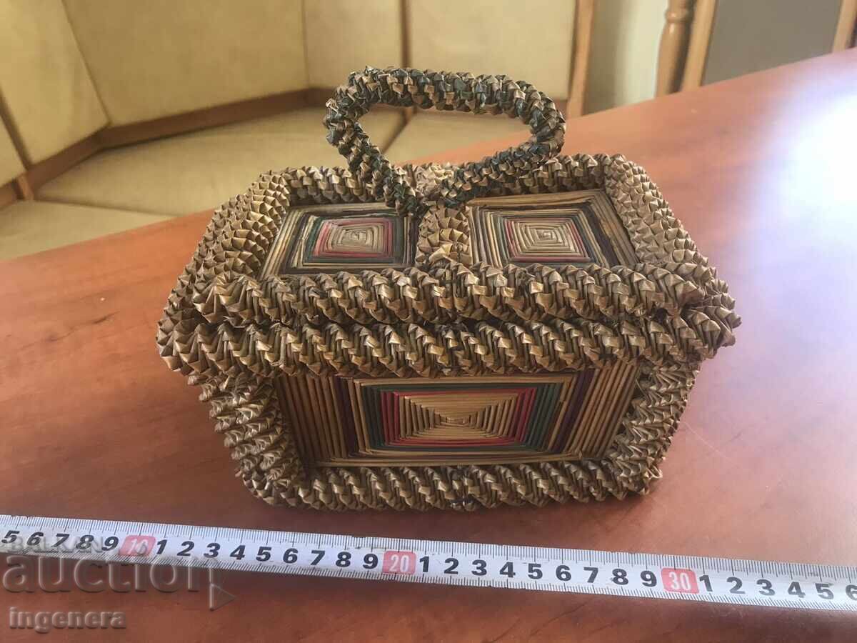 BOX CHEST RATTAN WICKER VINTAGE CHEST with price 19.00 BGN | € 9.71 BOX CHEST RATTAN WICKER VINTAGE CHEST with price 19.00 BGN | € 9.71
