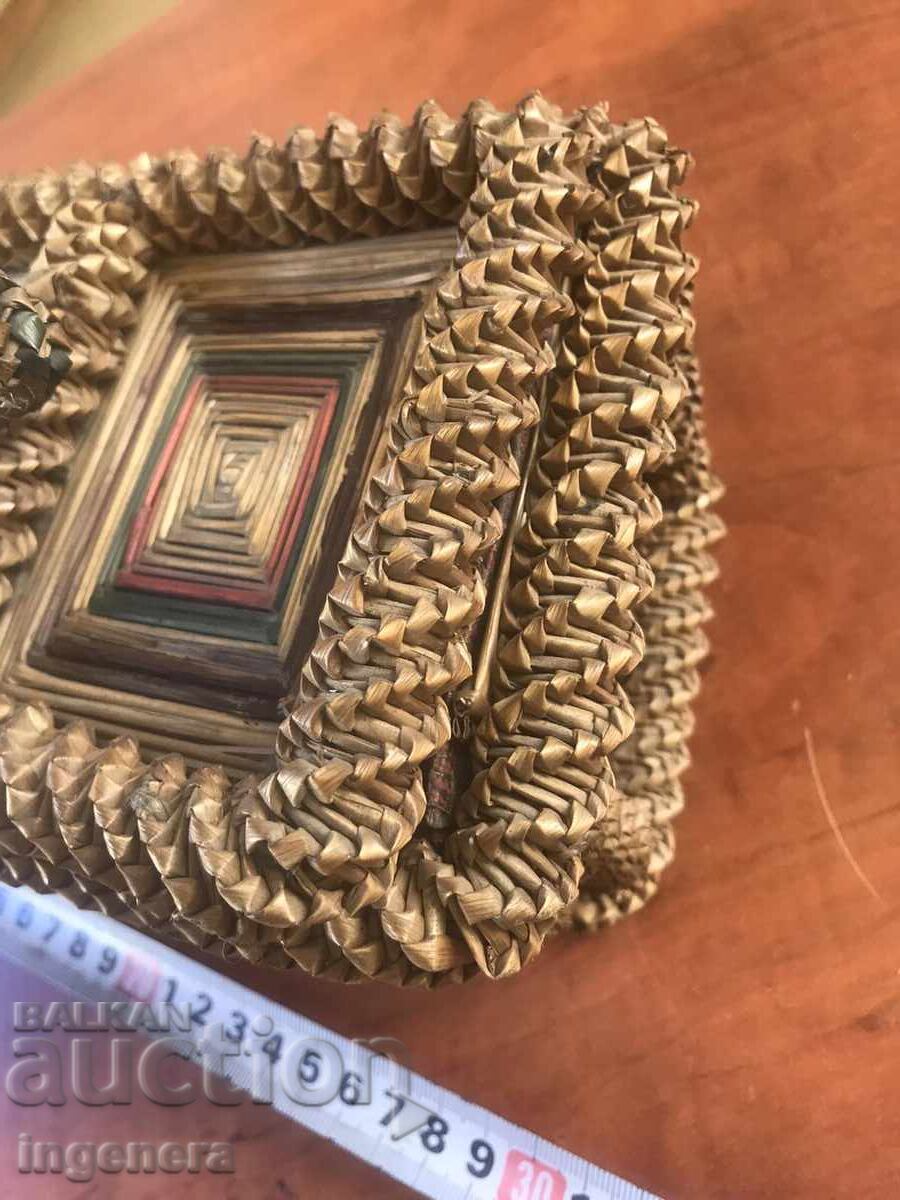 BOX CHEST RATTAN WICKER VINTAGE CHEST - 5 BOX CHEST RATTAN WICKER VINTAGE CHEST - 5