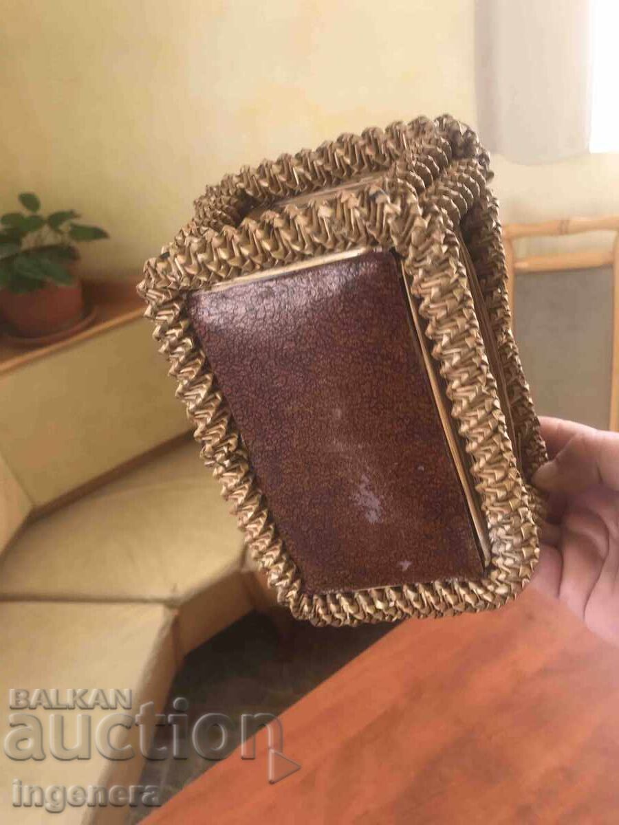 BOX CHEST RATTAN WICKER VINTAGE CHEST - 7 BOX CHEST RATTAN WICKER VINTAGE CHEST - 7