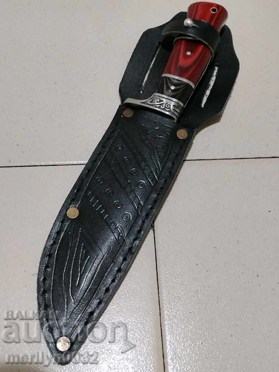 Hunting, tourist knife with scabbard - 5 Hunting, tourist knife with scabbard - 5